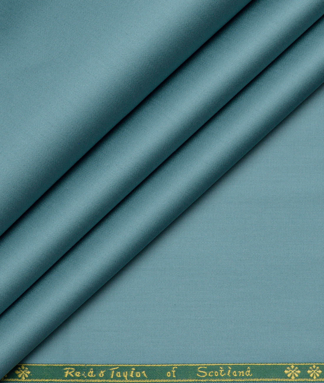 Reid & Taylor Giza Cotton Solids Shirt or Kurta Pajama Fabric (Light Sea Green) - Image 1
