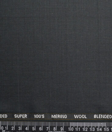 Canetti Italy Super 100's Checks 20% Merino Wool Suiting Fabric (Dark Pine Green)