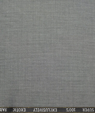 J.Hampstead Super 100's Structured 20% Wool Suiting Fabric (Grey)