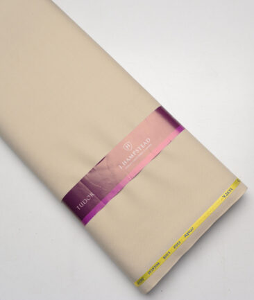J.Hampstead Super 120's Solids 30% Wool Suiting Fabric (Beige)