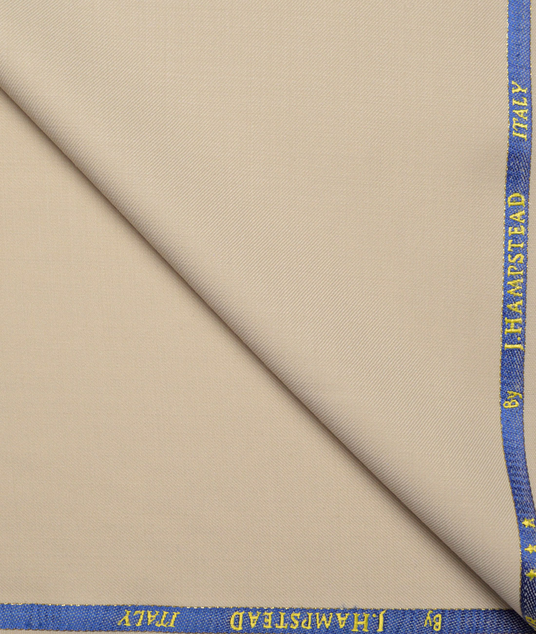 J.Hampstead Super 120's Solids 30% Wool Suiting Fabric (Beige) J.Hampstead Super 120's Solids 30% Wool Suiting Fabric (Beige)