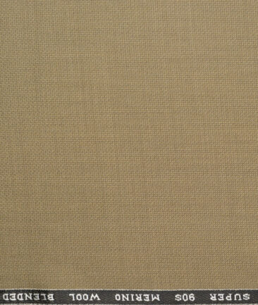 Panero Italy Super 90's Structured 20% Merino Wool Suiting Fabric (Peanut Brown)