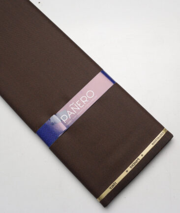 Panero Italy Super 100's Structured 20% Merino Wool Suiting Fabric (Dark Copper )