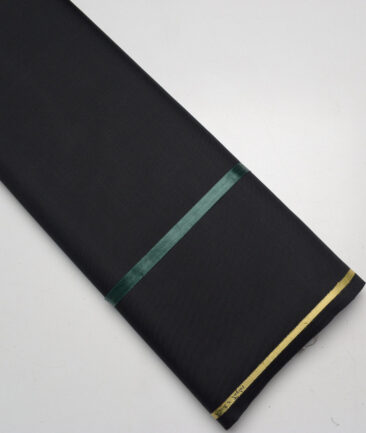 Reid & Taylor Super 100's Solids 40% Merino Wool Suiting Fabric (Jet Black)
