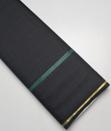 Reid & Taylor Super 100's Solids 40% Merino Wool Suiting Fabric (Dark Worsted Grey)