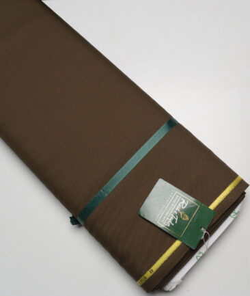 Reid & Taylor Super 100's Solids 40% Merino Wool Suiting Fabric (Irish Coffee Brown)