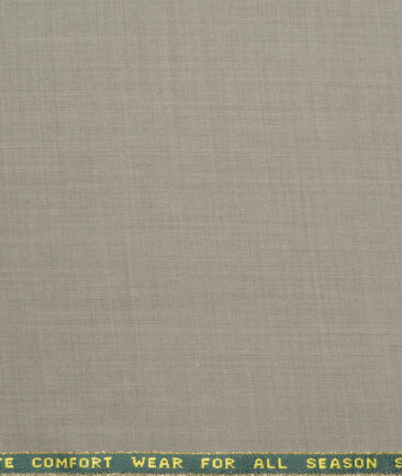Reid & Taylor Super 100's Solids 40% Merino Wool Suiting Fabric (Light Brownish Grey)