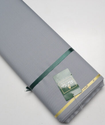 Reid & Taylor Super 100's Solids 40% Merino Wool Suiting Fabric (Silver Grey)