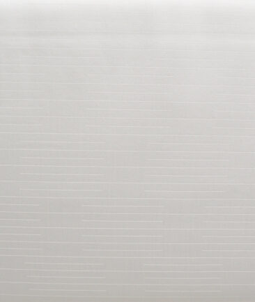 Vercelli Italy  Supima Cotton Striped Shirting Fabric (White)