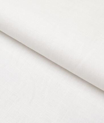 Linen Club 70 LEA European Linen Solids Shirting Fabric (White)