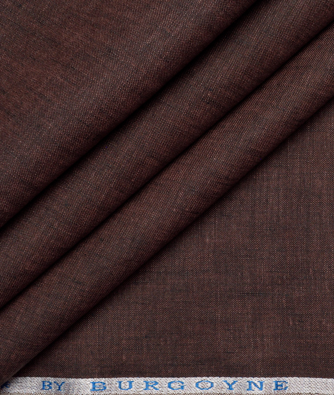 Burgoyne 60 LEA Irish Linen Self Design Shirting Fabric (Dark Brown) Burgoyne 60 LEA Irish Linen Self Design Shirting Fabric (Dark Brown)