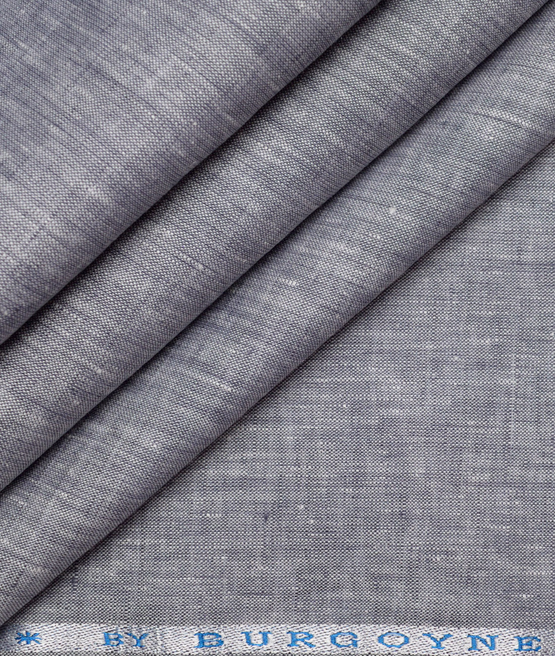 Burgoyne 60 LEA Irish Linen Self Design Shirting Fabric (Medium Grey) Burgoyne 60 LEA Irish Linen Self Design Shirting Fabric (Medium Grey)