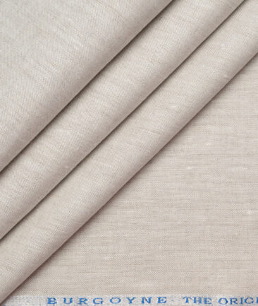 Burgoyne 40 LEA Solids 100% Linen Suiting Fabric (Light Oatmeal Beige)