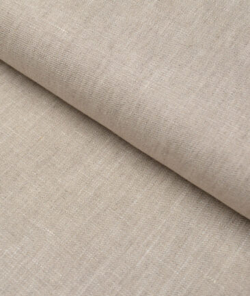 Burgoyne 40 LEA Solids 100% Linen Suiting Fabric (Oatmeal Beige)