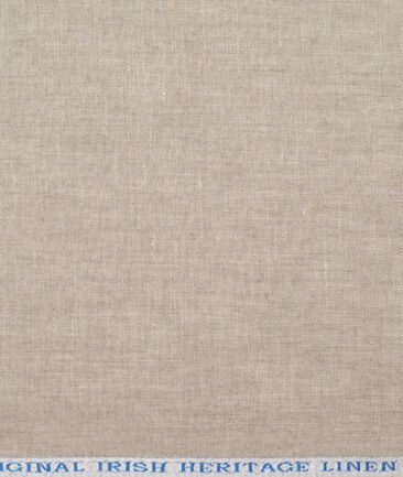 Burgoyne 40 LEA Solids 100% Linen Suiting Fabric (Oatmeal Beige)
