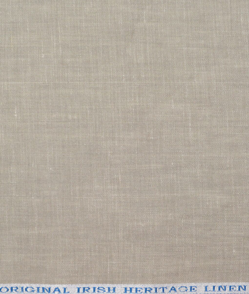 Burgoyne 44 LEA Solids 100% Linen Suiting Fabric (Brownish Grey)