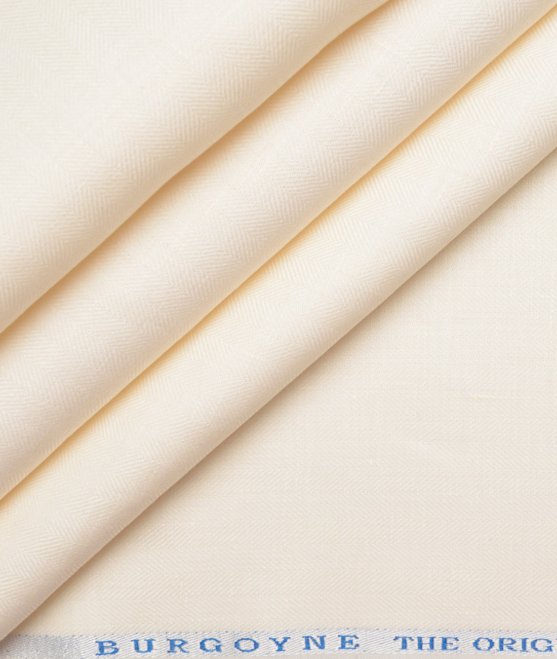 Burgoyne 44 LEA Self Design 100% Linen Suiting Fabric (Cream) Burgoyne 44 LEA Self Design 100% Linen Suiting Fabric (Cream)