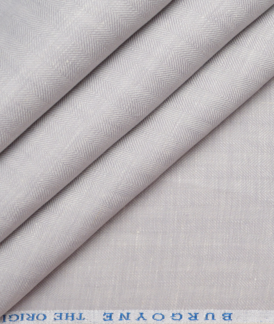 Burgoyne 44 LEA Self Design 100% Linen Suiting Fabric (Light Grey) Burgoyne 44 LEA Self Design 100% Linen Suiting Fabric (Light Grey)