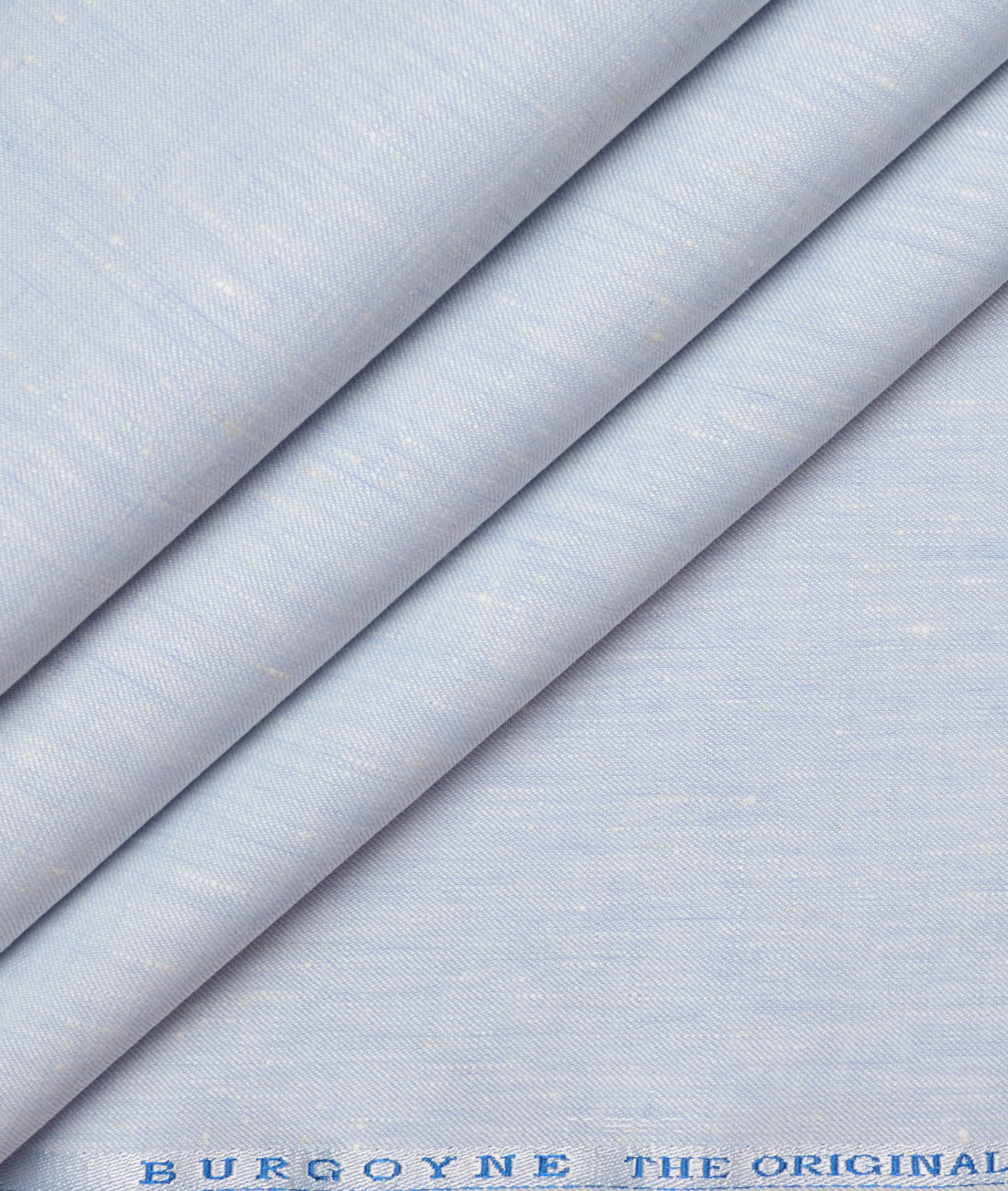 Burgoyne 44 LEA Self Design 100% Linen Suiting Fabric (Sky Blue) Burgoyne 44 LEA Self Design 100% Linen Suiting Fabric (Sky Blue)