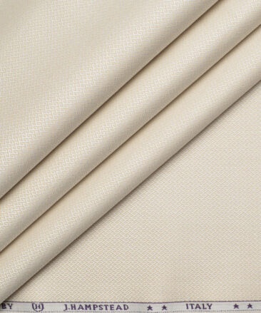 J.Hampstead  Giza Cotton Structured Shirting Fabric (Beige)