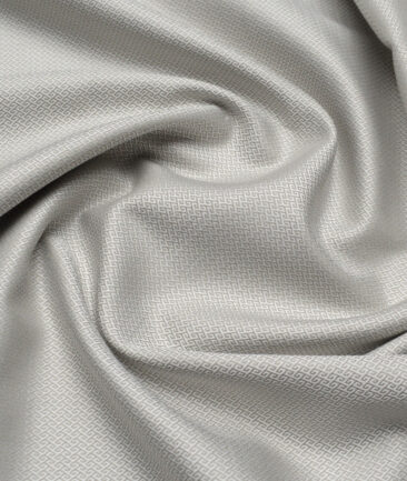 J.Hampstead  Giza Cotton Structured Shirting Fabric (Light Grey)