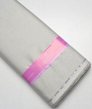 J.Hampstead  Giza Cotton Structured Shirting Fabric (Light Grey)