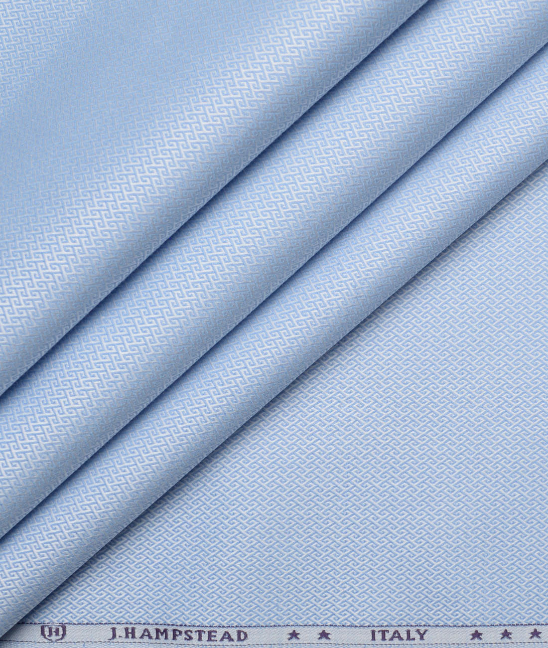 J.Hampstead Pure Cotton Structured Shirting Fabric (Sky Blue) J.Hampstead Pure Cotton Structured Shirting Fabric (Sky Blue)