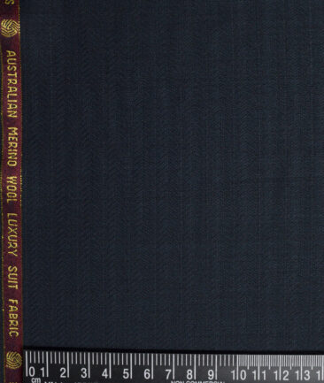 Vercelli Italy Super 120's Striped 50% Merino Wool Suiting Fabric (Dark Sea Green)