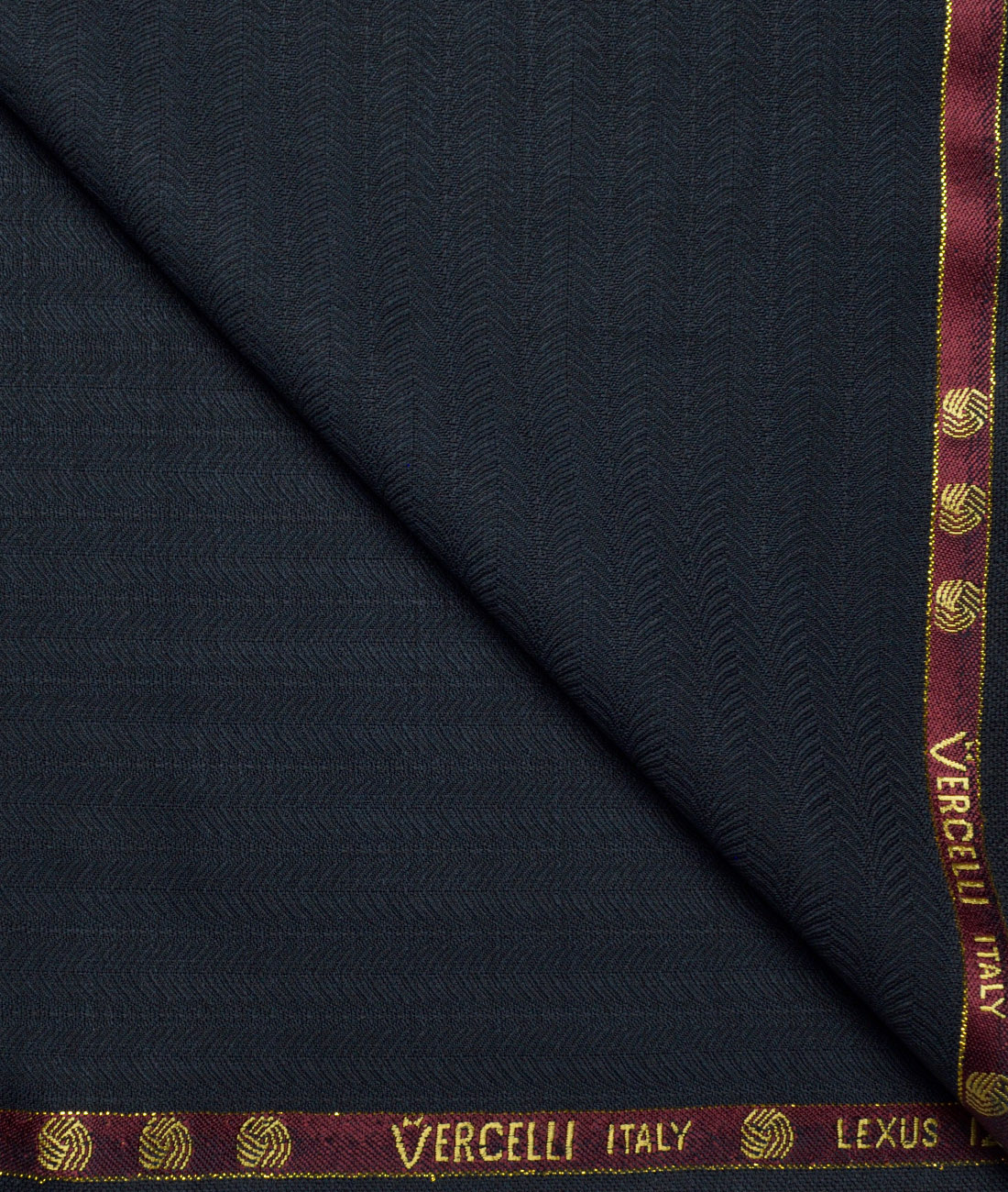 Vercelli Italy Super 120's Striped 50% Merino Wool Suiting Fabric (Dark Sea Green) Vercelli Italy Super 120's Striped 50% Merino Wool Suiting Fabric (Dark Sea Green)