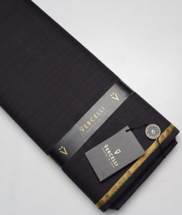 Vercelli Italy Super 120's Striped 50% Merino Wool Suiting Fabric (Dark Wine)
