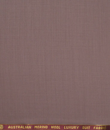Vercelli Italy Super 120's Solids 50% Merino Wool Suiting Fabric (Mauve)