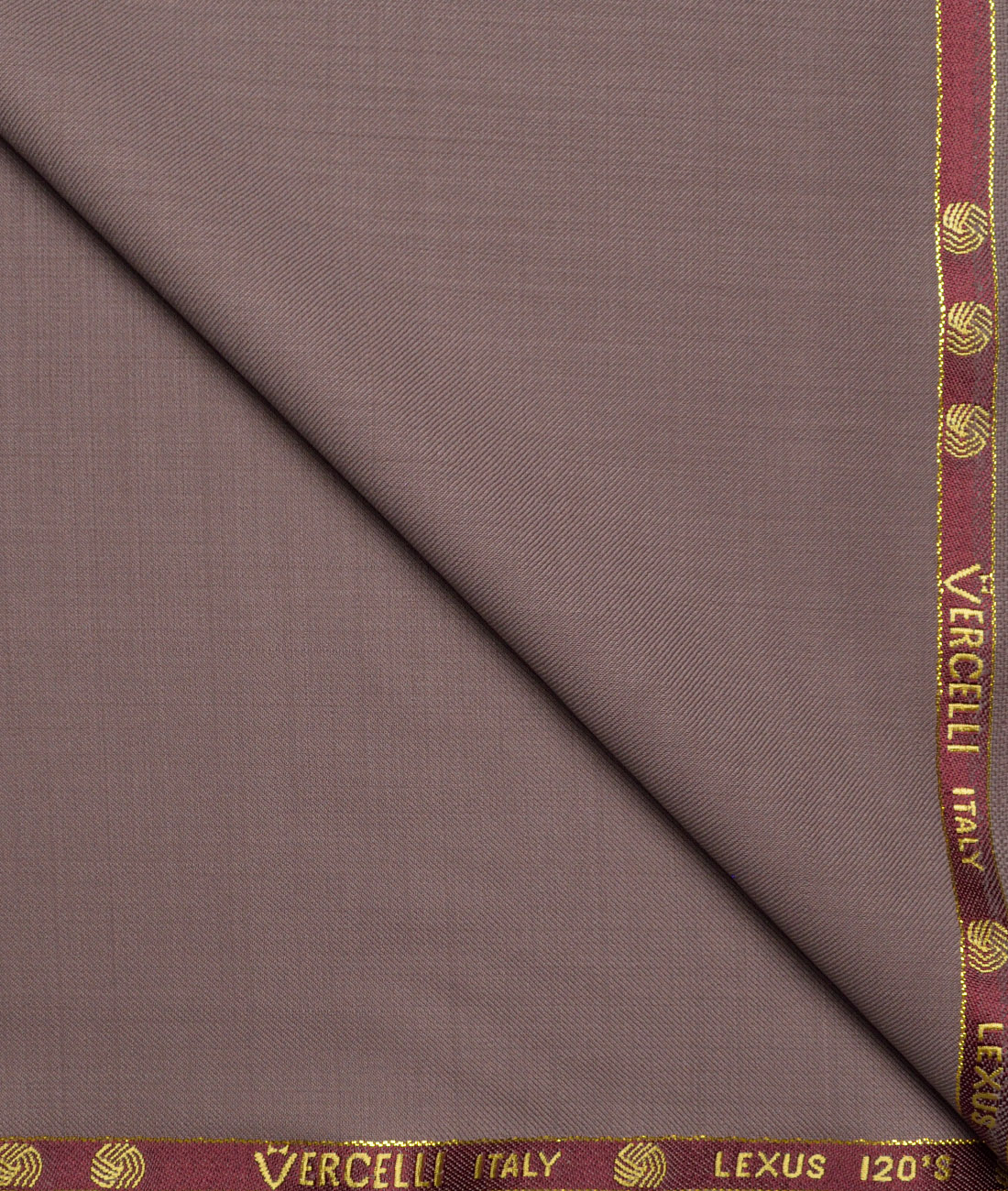 Vercelli Italy Super 120's Solids 50% Merino Wool Suiting Fabric (Mauve) Vercelli Italy Super 120's Solids 50% Merino Wool Suiting Fabric (Mauve)
