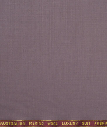 Vercelli Italy Super 120's Solids 50% Merino Wool Suiting Fabric (Venus Purple)