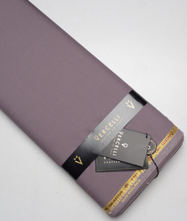 Vercelli Italy Super 120's Solids 50% Merino Wool Suiting Fabric (Venus Purple)