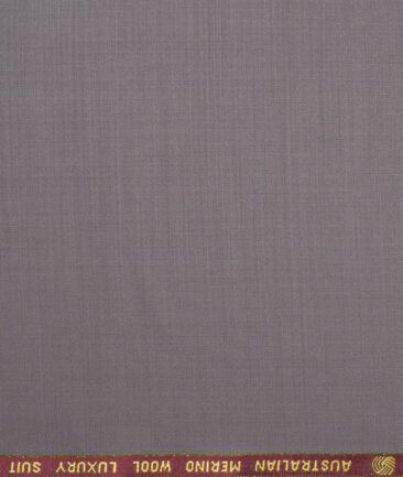 Vercelli Italy Super 120's Solids 50% Merino Wool Suiting Fabric (Warm Purplish Grey)