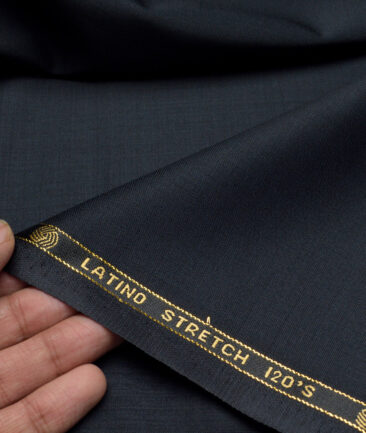 Vercelli Italy Super 120's Solids 50% Merino Wool Suiting Fabric (Deep Sea Green)