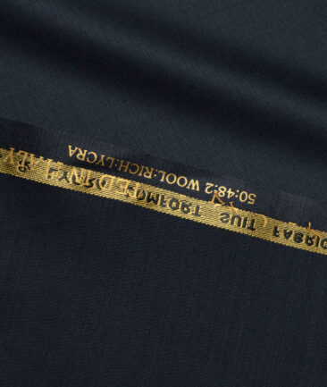 Vercelli Italy Super 120's Solids 50% Merino Wool Suiting Fabric (Deep Sea Green)