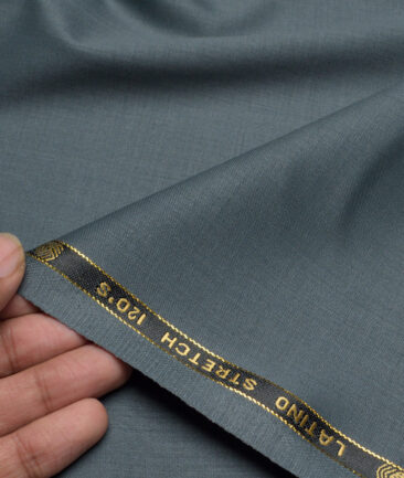 Vercelli Italy Super 120's Solids 50% Merino Wool Suiting Fabric (Turquoise Green)
