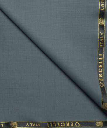 Vercelli Italy Super 120's Solids 50% Merino Wool Suiting Fabric (Turquoise Green)