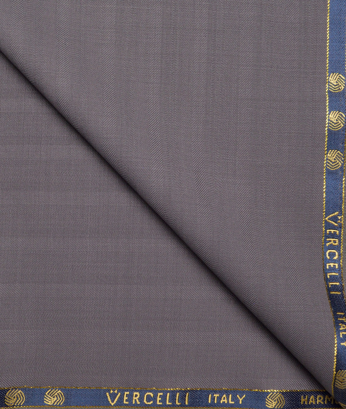 Vercelli Italy Super 130's Striped 70% Merino Wool Suiting Fabric (Greyish Purple) Vercelli Italy Super 130's Striped 70% Merino Wool Suiting Fabric (Greyish Purple)