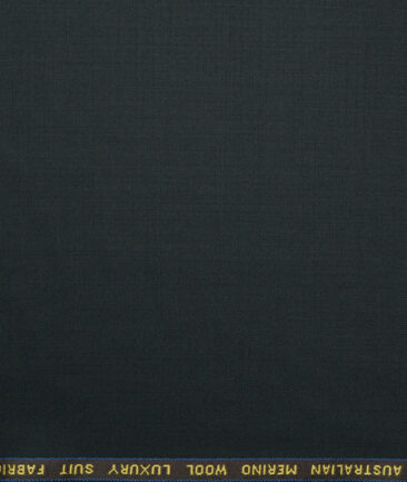 Vercelli Italy Super 150's Solids 70% Merino Wool Suiting Fabric (Dark Sea Green)