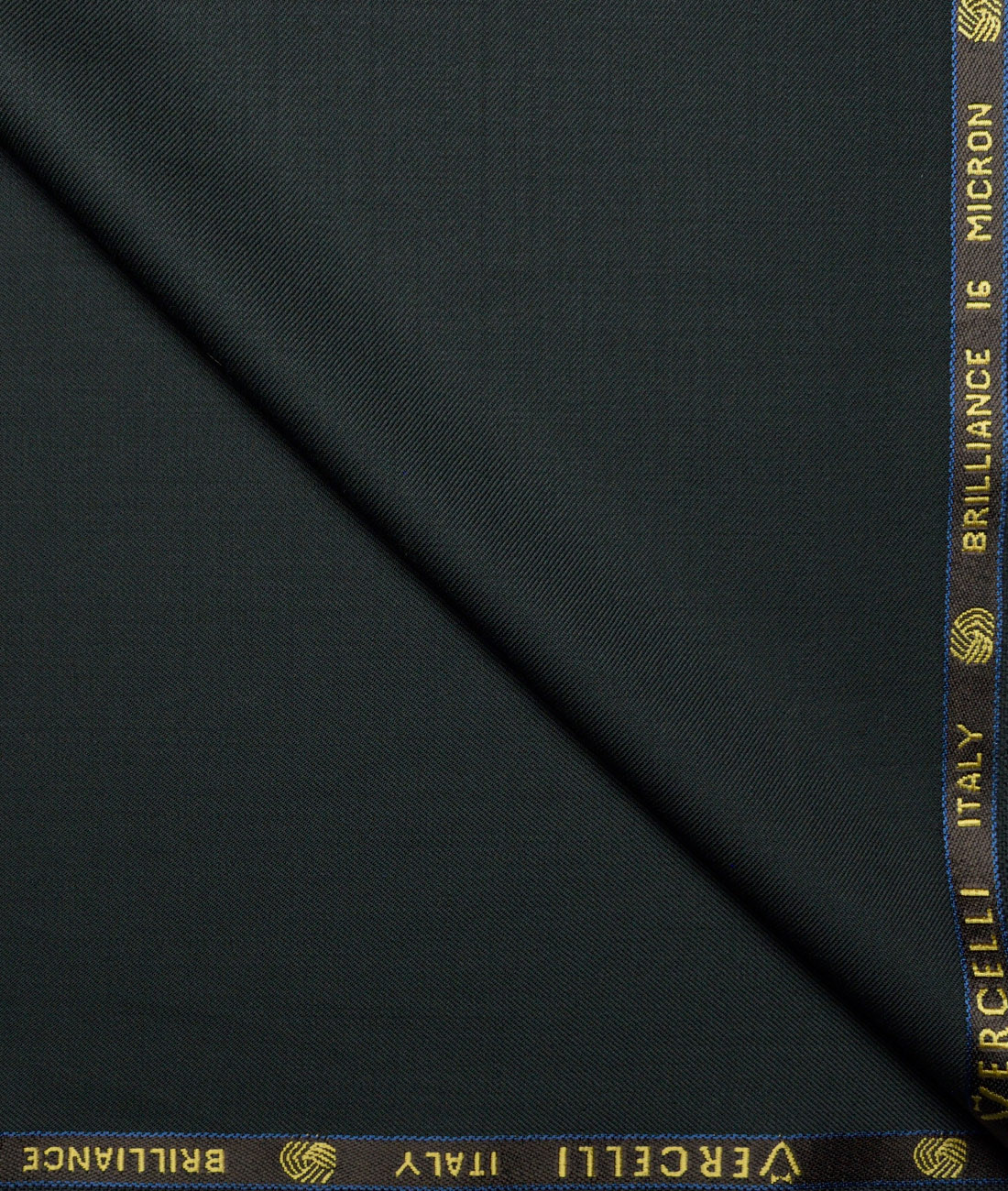 Vercelli Italy Super 150's Solids 70% Merino Wool Suiting Fabric (Dark Sea Green) Vercelli Italy Super 150's Solids 70% Merino Wool Suiting Fabric (Dark Sea Green)