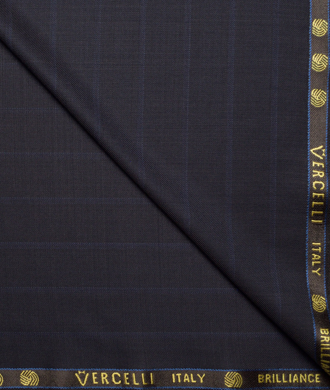 Vercelli Italy Super 150's Striped 70% Merino Wool Suiting Fabric (Brownish Black) Vercelli Italy Super 150's Striped 70% Merino Wool Suiting Fabric (Brownish Black)