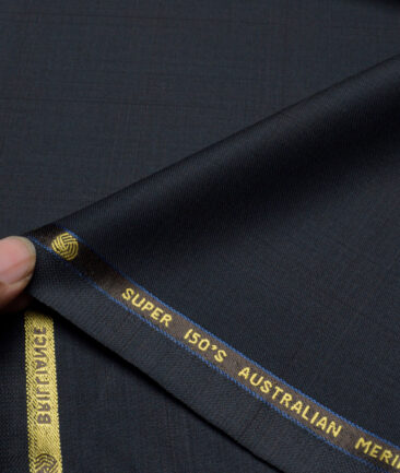 Vercelli Italy Super 150's Checks 70% Merino Wool Suiting Fabric (Dark Green)