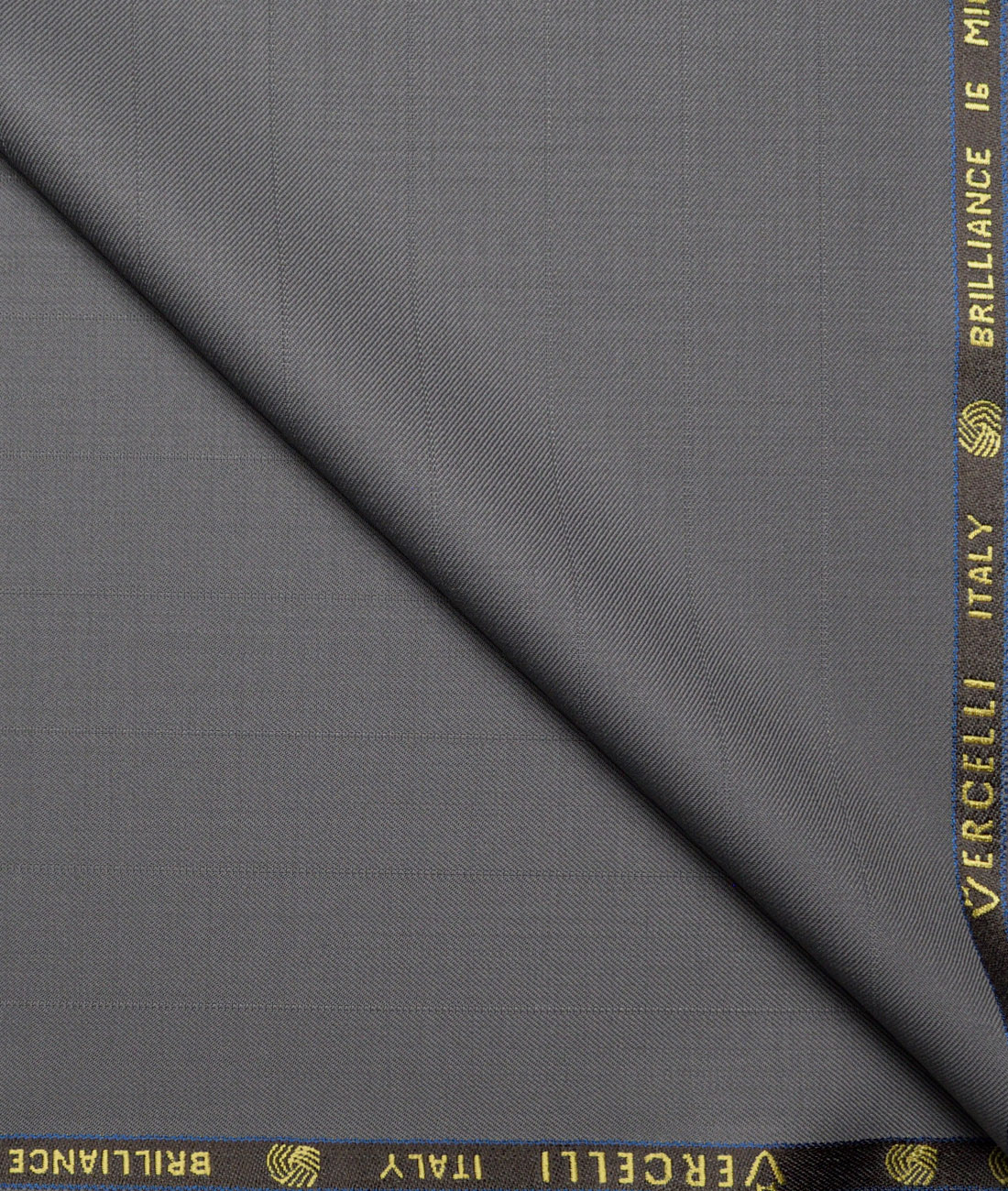 Vercelli Italy Super 150's Striped 70% Merino Wool Suiting Fabric (Grey) Vercelli Italy Super 150's Striped 70% Merino Wool Suiting Fabric (Grey)