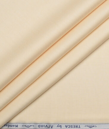 Tresca by Arvind  Superfine Cotton Structured Shirting Fabric (Beige)