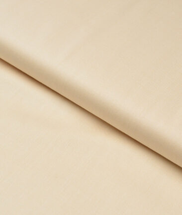 Tresca by Arvind  Superfine Cotton Structured Shirting Fabric (Beige) - Image 5