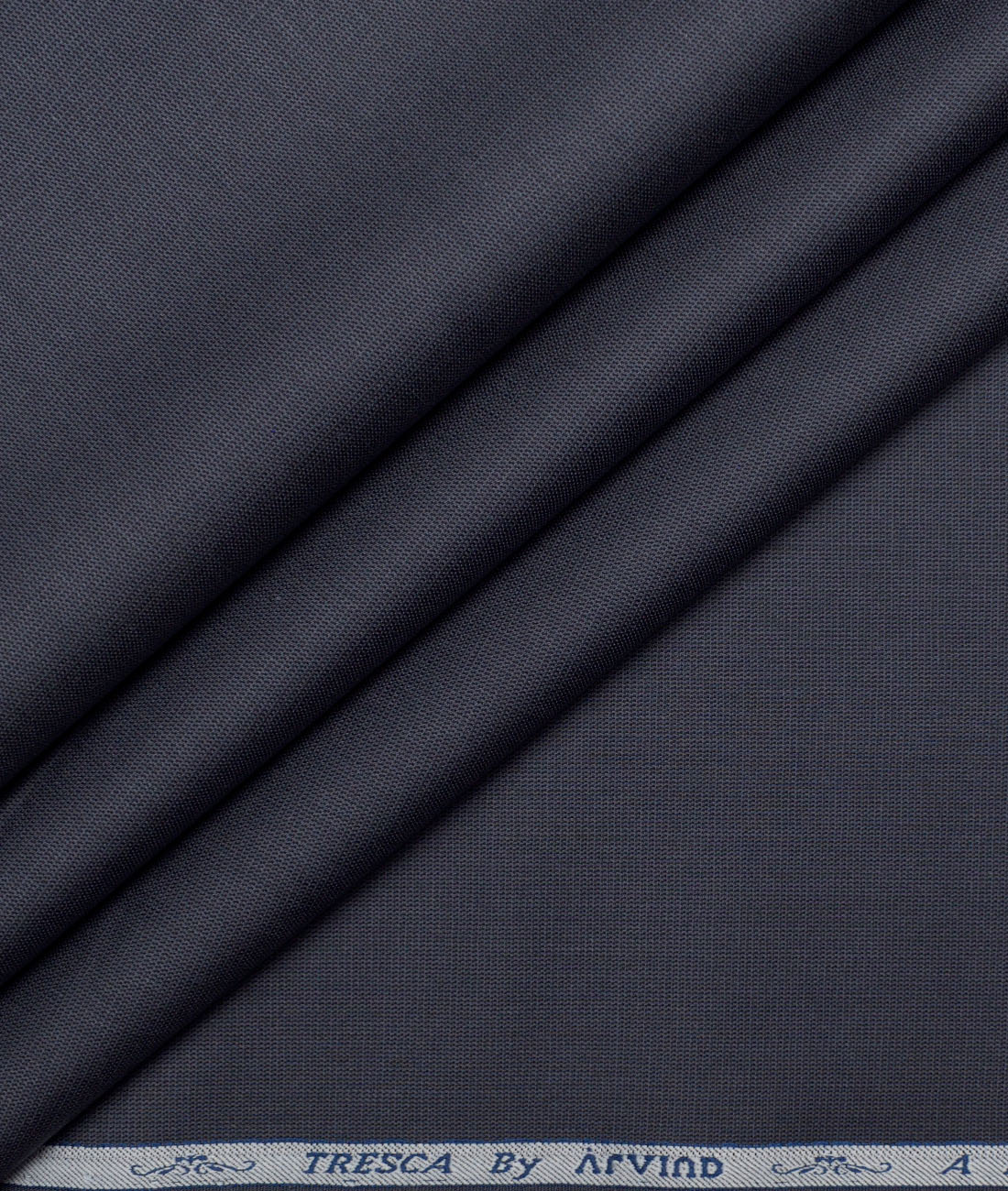 Tresca by Arvind Giza Cotton Structured Shirting Fabric (Dark Grey) - Image 1