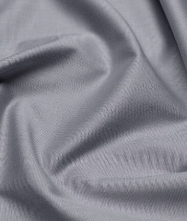 Tresca by Arvind  Superfine Cotton Structured Shirting Fabric (Grey) - Image 2