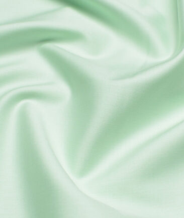 Tresca by Arvind  Superfine Cotton Structured Shirting Fabric (Light Green) - Image 2